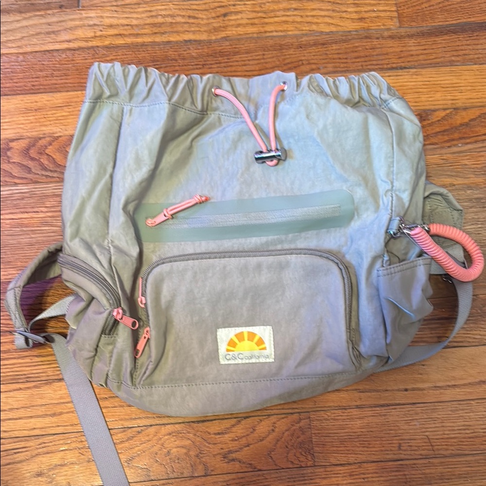 C&C California green backpack